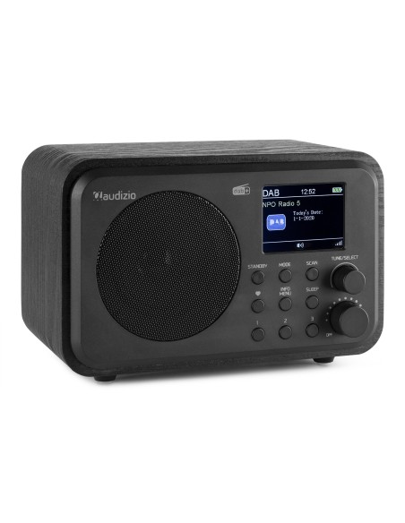 MILAN DAB+ RADIO CON BATERÍA NEGRO
