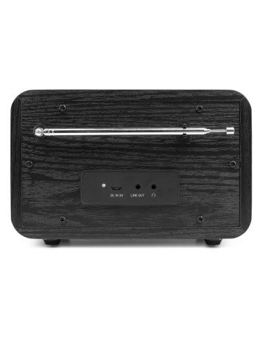 MILAN DAB+ RADIO CON BATERÍA NEGRO