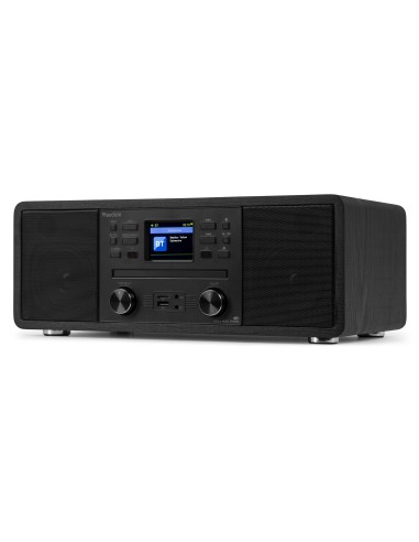 AVOLA SISTEMA DE MÚSICA DIGITAL CD/BT/DAB+/INTERNET NEGRO