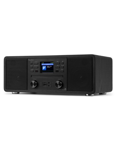 AVOLA SISTEMA DE MÚSICA DIGITAL CD/BT/DAB+/INTERNET NEGRO