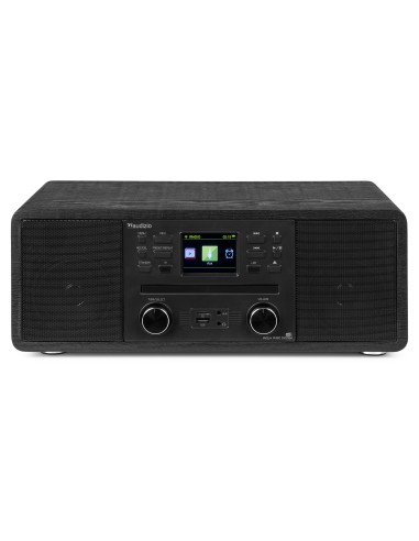AVOLA SISTEMA DE MÚSICA DIGITAL CD/BT/DAB+/INTERNET NEGRO