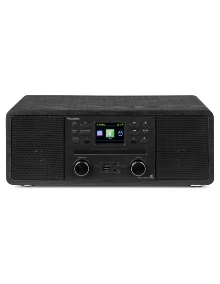 AVOLA SISTEMA DE MÚSICA DIGITAL CD/BT/DAB+/INTERNET NEGRO