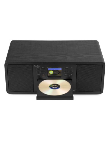 AVOLA SISTEMA DE MÚSICA DIGITAL CD/BT/DAB+/INTERNET NEGRO