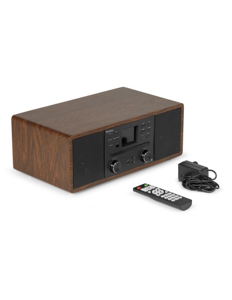 AVOLA SISTEMA DE MÚSICA DIGITAL CD/BT/DAB+/INTERNET MADERA