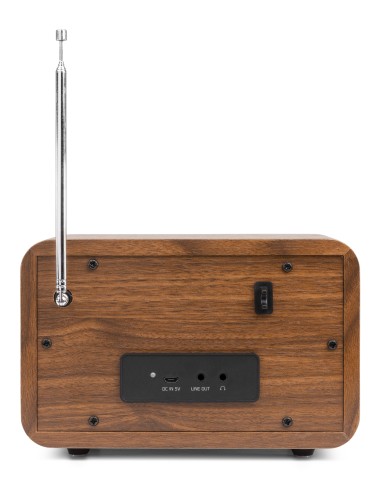 MILAN DAB+ RADIO CON BATERÍA MADERA