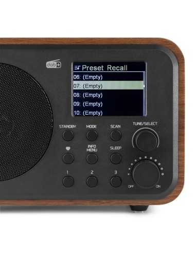 MILAN DAB+ RADIO CON BATERÍA MADERA