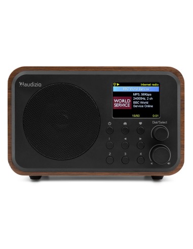 VICENZA WIFI RADIO INTERNET CON DAB+ Y BATERÍA WOOD