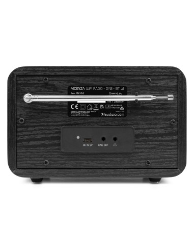 VICENZA WIFI RADIO INTERNET CON DAB+ Y BATERÍA BLACK