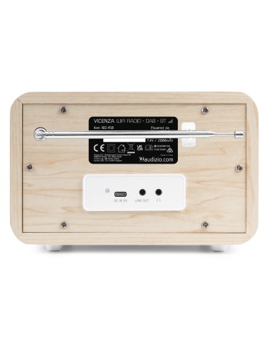 VICENZA WIFI RADIO INTERNET CON DAB+ Y BATERÍA BLANCO