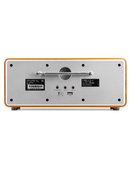 RADIO ESTÉREO GENUA DAB+ PLATA