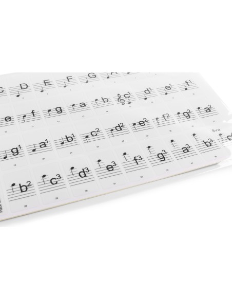 KB-KEY PEGATINAS NO PERMANENTES DE NOTAS PARA TECLADO