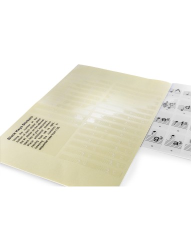 KB-KEY PEGATINAS NO PERMANENTES DE NOTAS PARA TECLADO