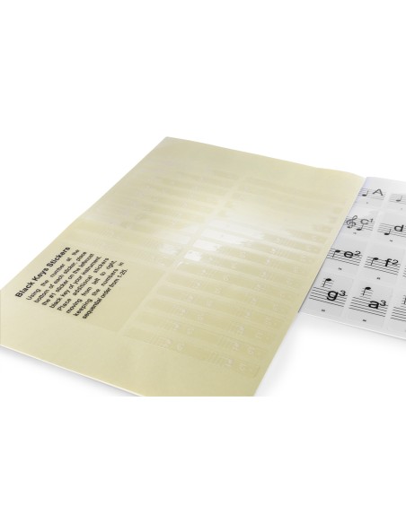 KB-KEY PEGATINAS NO PERMANENTES DE NOTAS PARA TECLADO