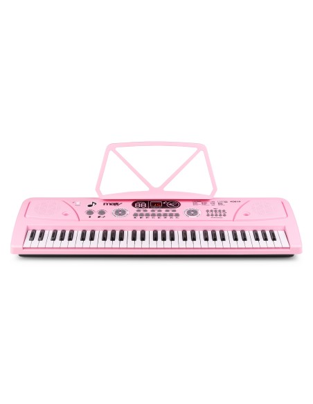 KD61P TECLADO ELECTRÓNICO 61 TECLAS CON BATERÍA ROSA