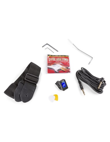 GIGKIT CONJUNTO GUITARRA ELÉCTRICA NEGRO