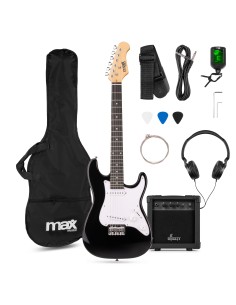 GIGKIT JUNIOR CONJUNTO GUITARRA ELÉCTRICA NEGRO 3/4