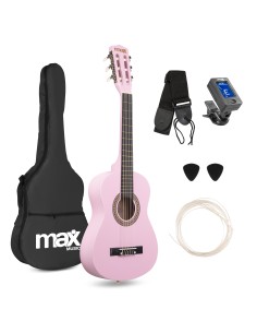 SOLOART JUNIOR 1/4 CONJUNTO GUITARRA CLÁSICA ROSA