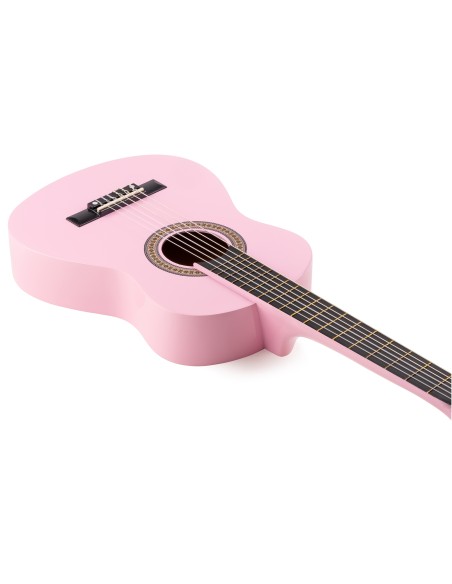 SOLOART JUNIOR 1/4 CONJUNTO GUITARRA CLÁSICA ROSA