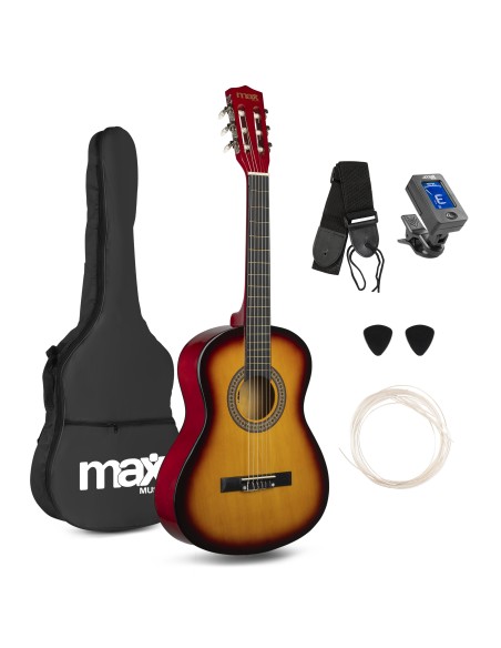 SOLOART JUNIOR 3/4 CONJUNTO GUITARRA CLÁSICA SUNBURST