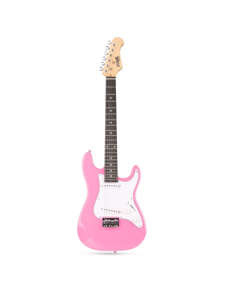 InicioHiFi domesticoInstrumentsGuitars Power Dynamics GIGKIT JUNIOR CONJUNTO GUITARRA ELÉCTRICA ROSA 3/4 vista 2