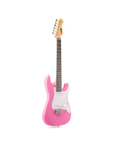 InicioHiFi domesticoInstrumentsGuitars Power Dynamics GIGKIT JUNIOR CONJUNTO GUITARRA ELÉCTRICA ROSA 3/4 vista 3