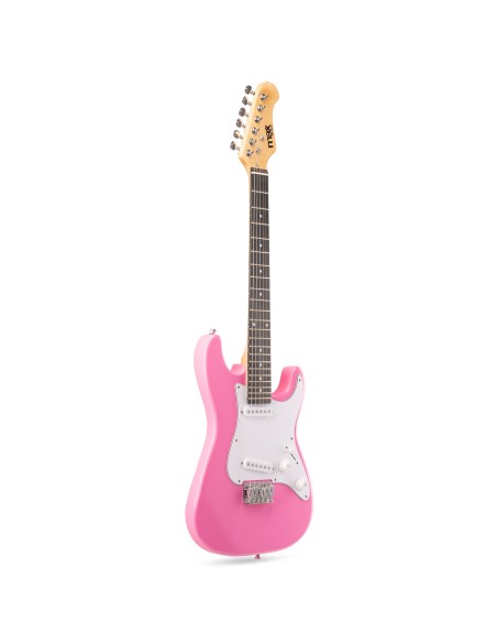 InicioHiFi domesticoInstrumentsGuitars Power Dynamics GIGKIT JUNIOR CONJUNTO GUITARRA ELÉCTRICA ROSA 3/4 vista 3