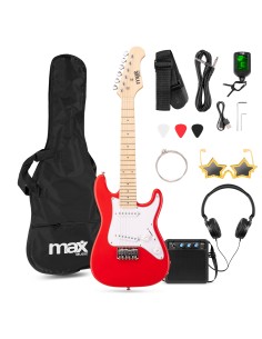 GIGKIT JUNIOR CONJUNTO GUITARRA ELÉCTRICA ROJO 1/4