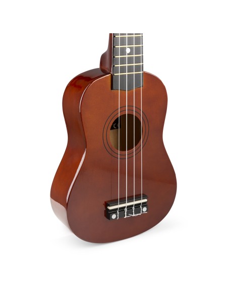 UKEY UKULELE SET SOPRANO 21" NATURAL OSCURO