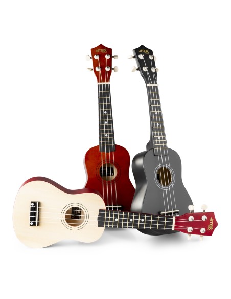 UKEY UKULELE SET SOPRANO 21" NATURAL