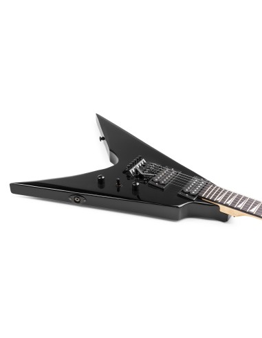 GIGKIT GUITARRA ELÉCTRICA ESTILO ROCK NEGRA