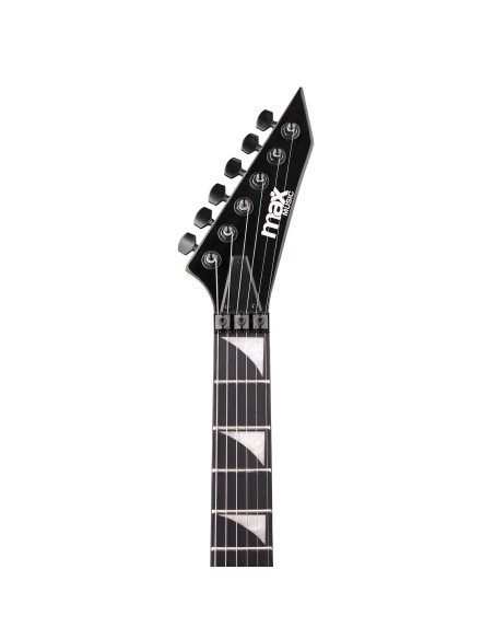 GIGKIT GUITARRA ELÉCTRICA ESTILO ROCK NEGRA