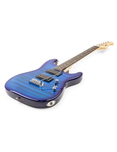 GIGKIT GUITARRA ELÉCTRICA ESTILO ACOLCHADO AZUL OSCURO