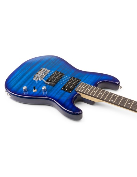 GIGKIT GUITARRA ELÉCTRICA ESTILO ACOLCHADO AZUL OSCURO