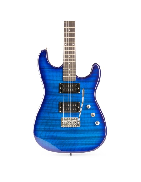 GIGKIT GUITARRA ELÉCTRICA ESTILO ACOLCHADO AZUL OSCURO