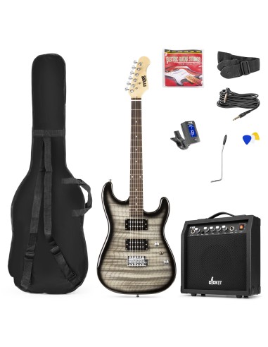 InicioHiFi domesticoInstrumentsGuitars Power Dynamics GIGKIT GUITARRA ELÉCTRICA ESTILO ACOLCHADO NEGRO