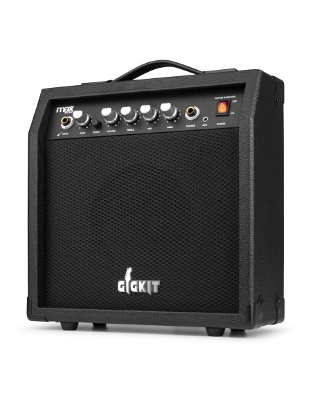 InicioHiFi domesticoInstrumentsGuitars Power Dynamics GIGKIT GUITARRA ELÉCTRICA SC SUNBURST vista 11