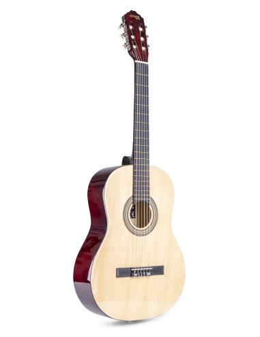 InicioHiFi domesticoInstrumentsGuitars SOLOART CONJUNTO GUITARRA CLÁSICA NATURAL vista 2