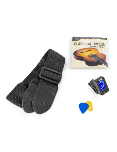 SOLOART CONJUNTO GUITARRA CLÁSICA NEGRO