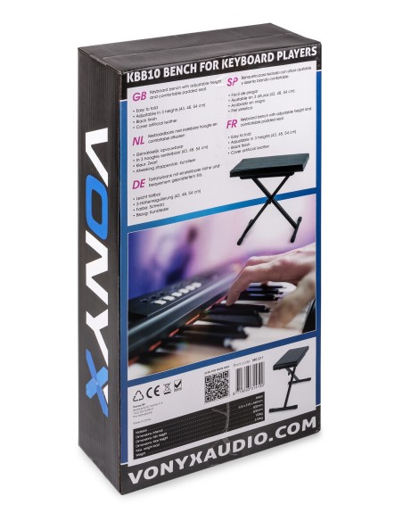 KBB10 BANQUETA PARA TECLADO