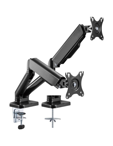 MAD20G BRAZO DOBLE PARA MONITOR CON AMORTIGUADOR DE GAS 17”- 32”