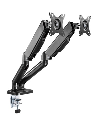 MAD20G BRAZO DOBLE PARA MONITOR CON AMORTIGUADOR DE GAS 17”- 32”