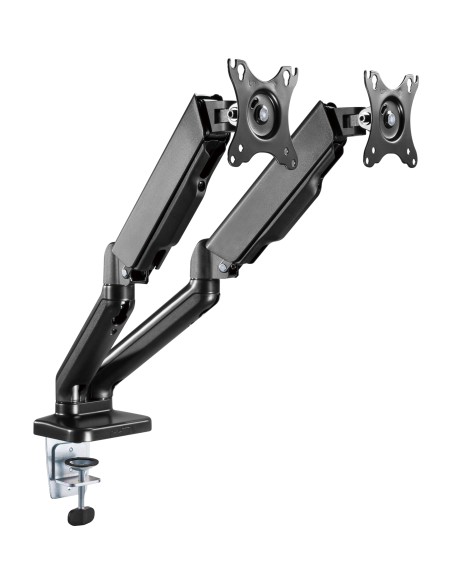 MAD20G BRAZO DOBLE PARA MONITOR CON AMORTIGUADOR DE GAS 17”- 32”
