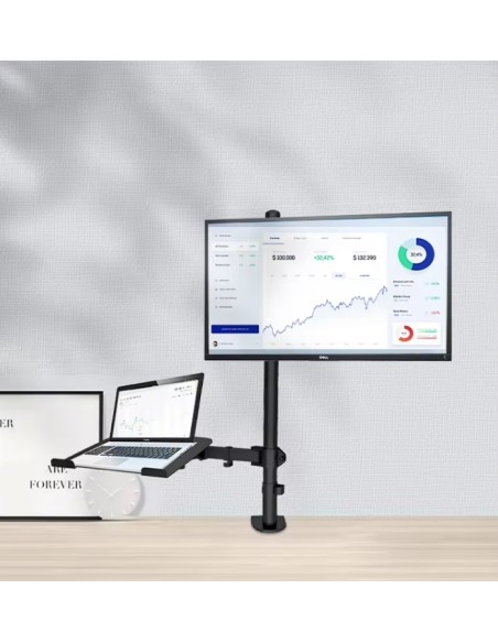 CMA10L BRAZO PARA UN MONITOR DE 13"- 32" CON SOPORTE PARA PORTÁTIL