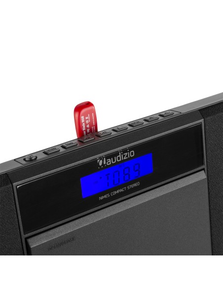 NIMES SISTEMA ESTÉREO HIFI NEGRO