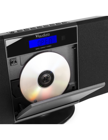 NIMES SISTEMA ESTÉREO HIFI NEGRO