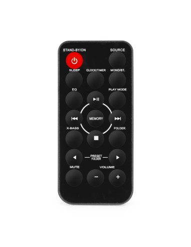 NIMES SISTEMA ESTÉREO HIFI NEGRO