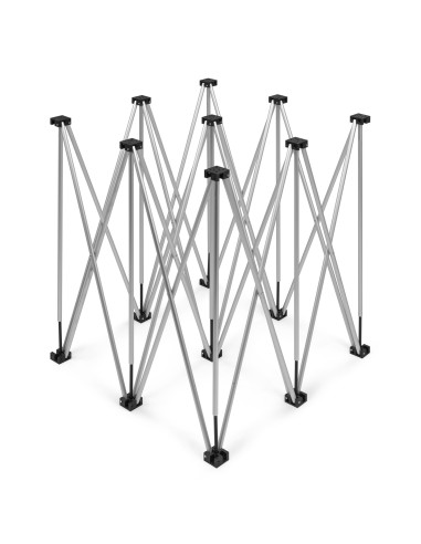 RISER D750 PATAS ELEVADORAS 100 X 100CM ALUMINIO 80CM