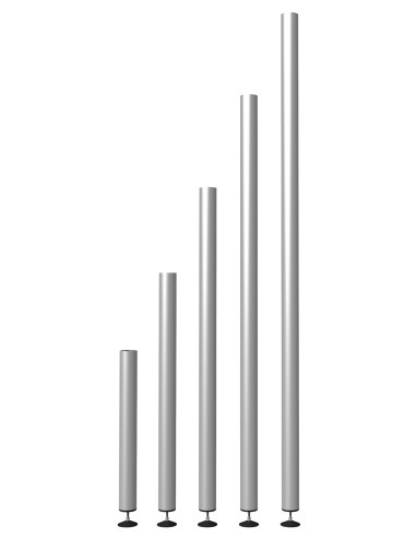 750RAL PATA REDONDA AJUSTABLE PARA TARIMAS 60CM (CONJUNTO DE 4)