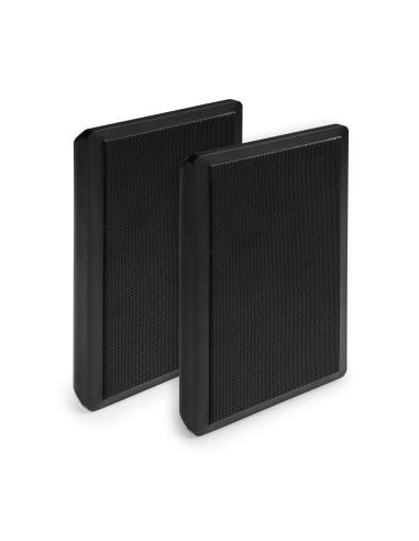 WSF30B JUEGO DE ALTAVOCES PLANOS DE PARED 5.25" 100V NEGRO