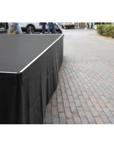 SKIRT-S60 FALDÓN DE ESCENARIO POLYESTER RECTO 6M X 60CM